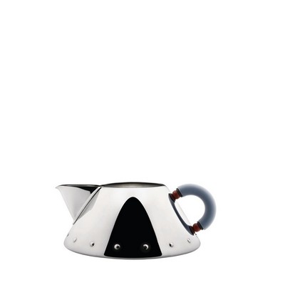ALESSI Alessi-Cream maker in polished 18/10 stainless steel with PA handle, light blue